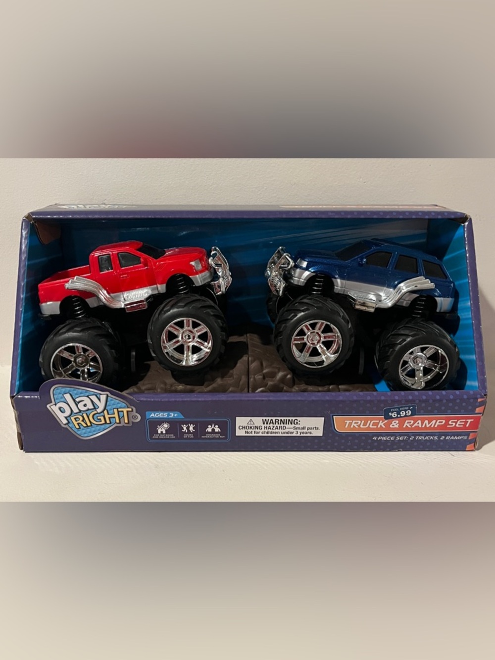 NIB Play Right Truck and Ramp Set